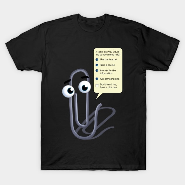 Clippy T-Shirt by Mansemat